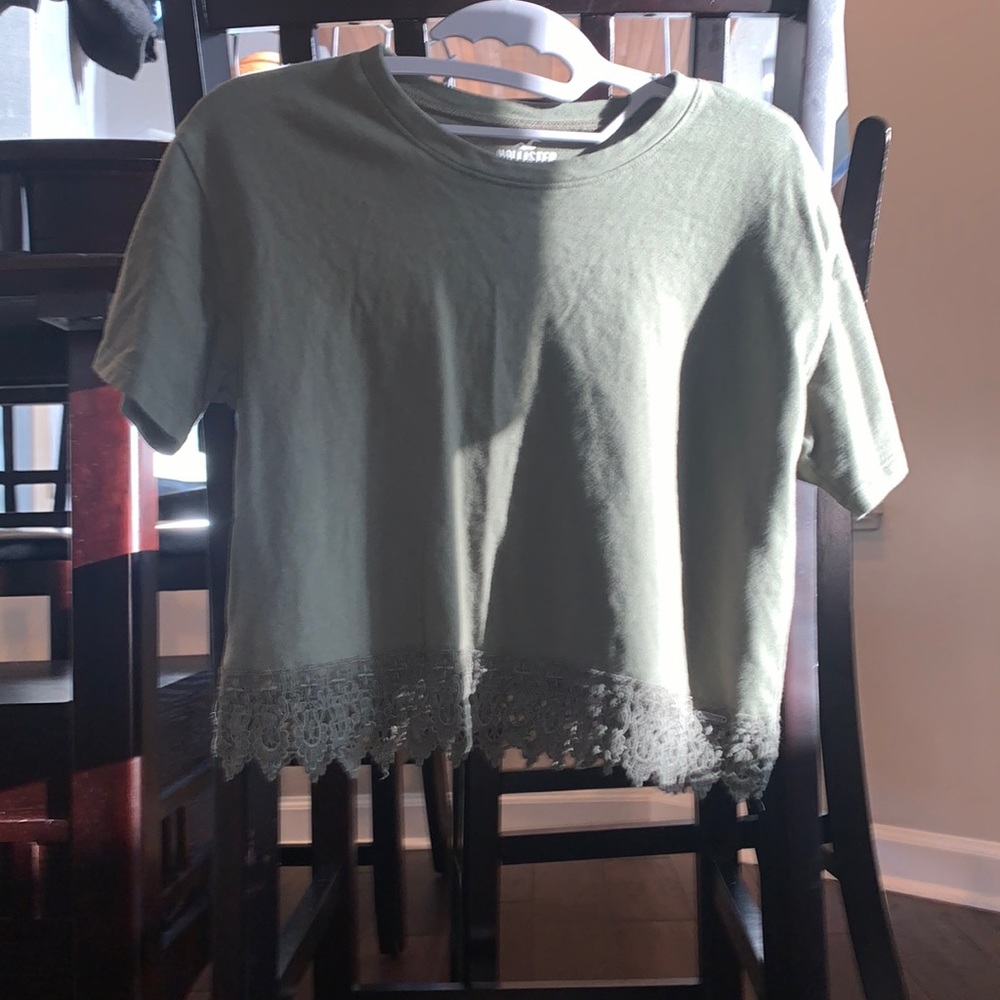 Hollister cropped shirt